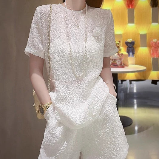 小香風簡單優雅短褲套裝 - TWINKLE