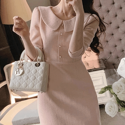 社內相親甜美歐膩洋裝 - TWINKLE