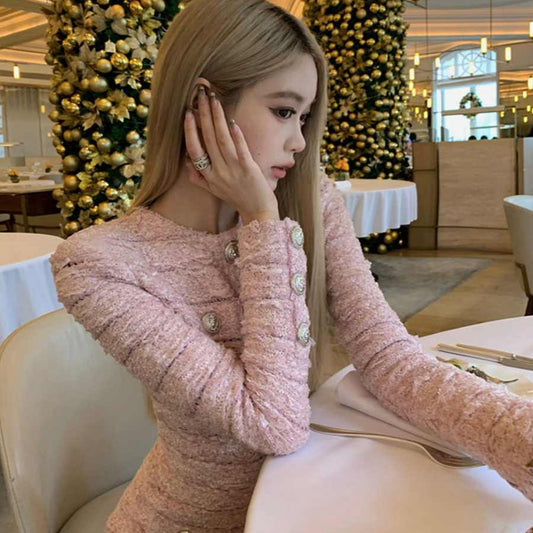 甜心名媛收腰包臀小香洋裝 - TWINKLE