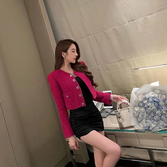 魅力吸引顯氣色小香短外套 - TWINKLE