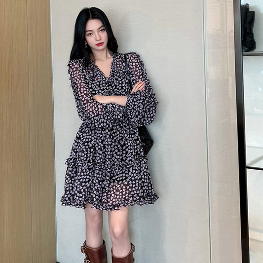 精緻耐看碎花洋裝 - TWINKLE