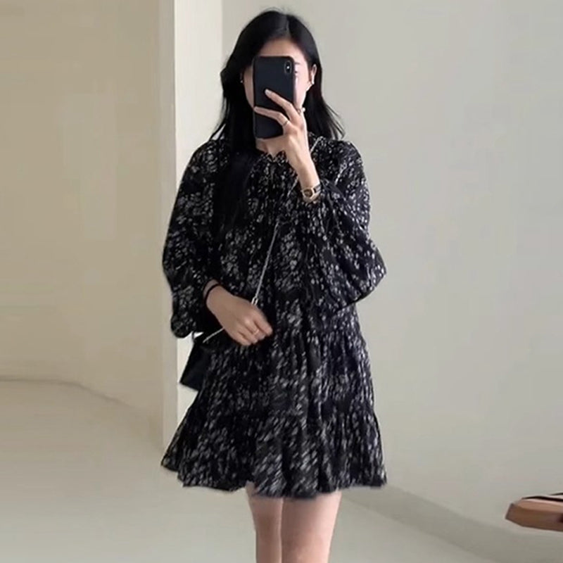 可甜可鹽不限身材時尚小碎花洋裝 - TWINKLE