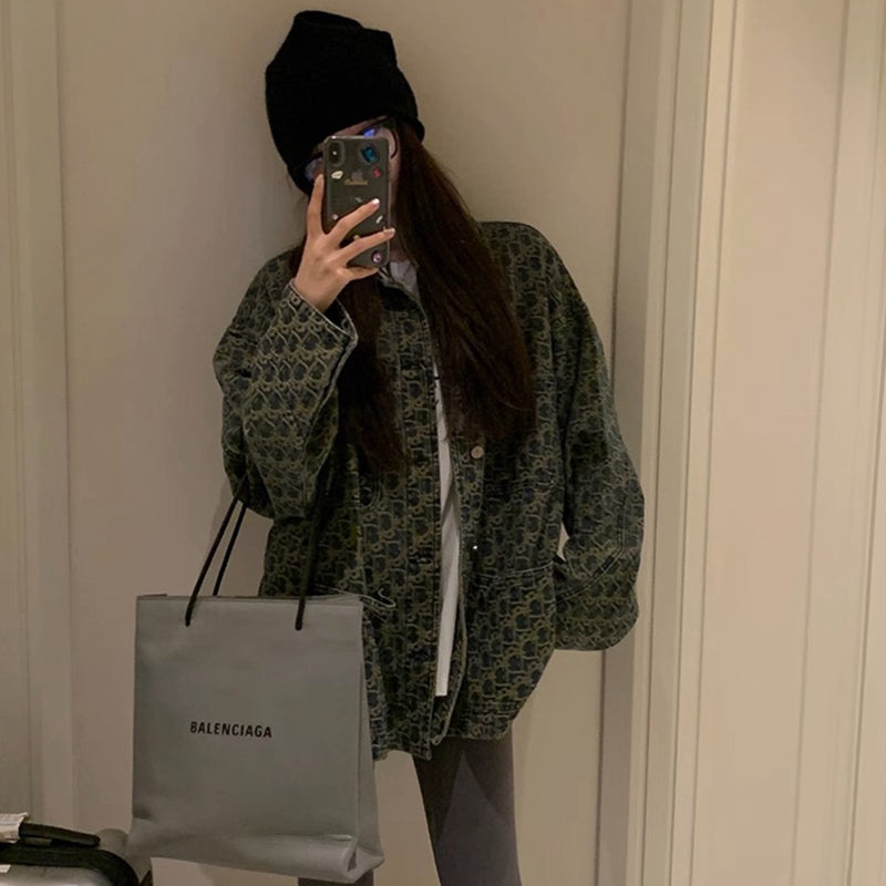 閉眼入大牌感寬鬆牛仔外套 - TWINKLE