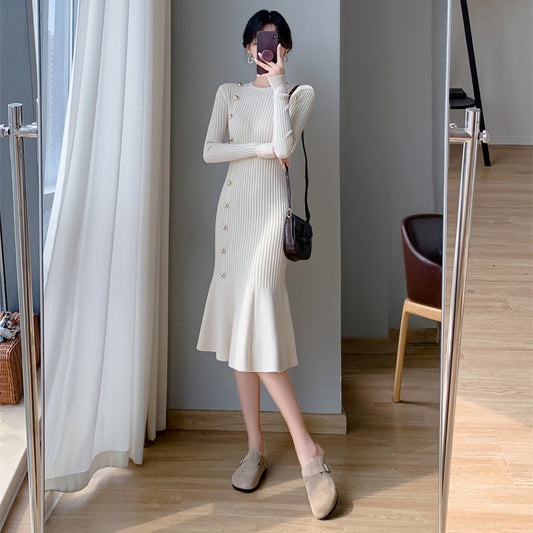 婀娜迷人魚尾針織洋裝 - TWINKLE