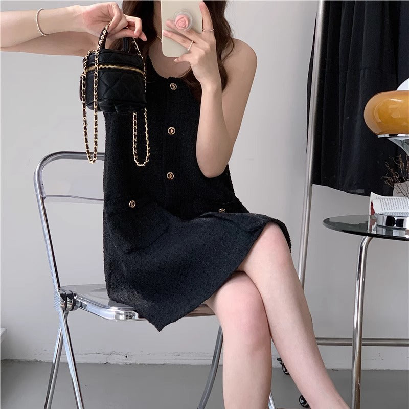 鬆弛感千金風小香洋裝