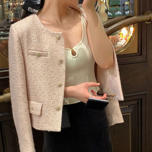 微亮閃自帶貴氣短外套 - TWINKLE