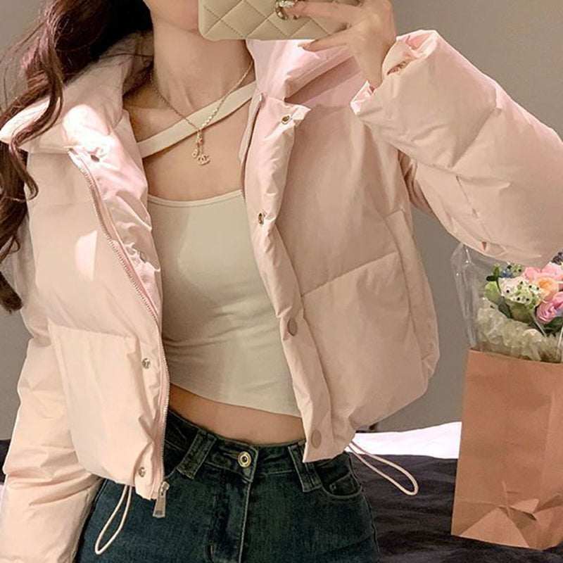 名媛風輕而保暖鋪棉短外套 - TWINKLE