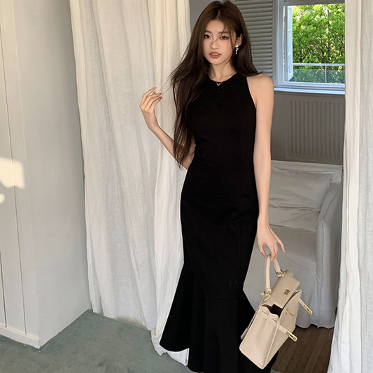 致命吸引削肩魚尾洋裝 - TWINKLE