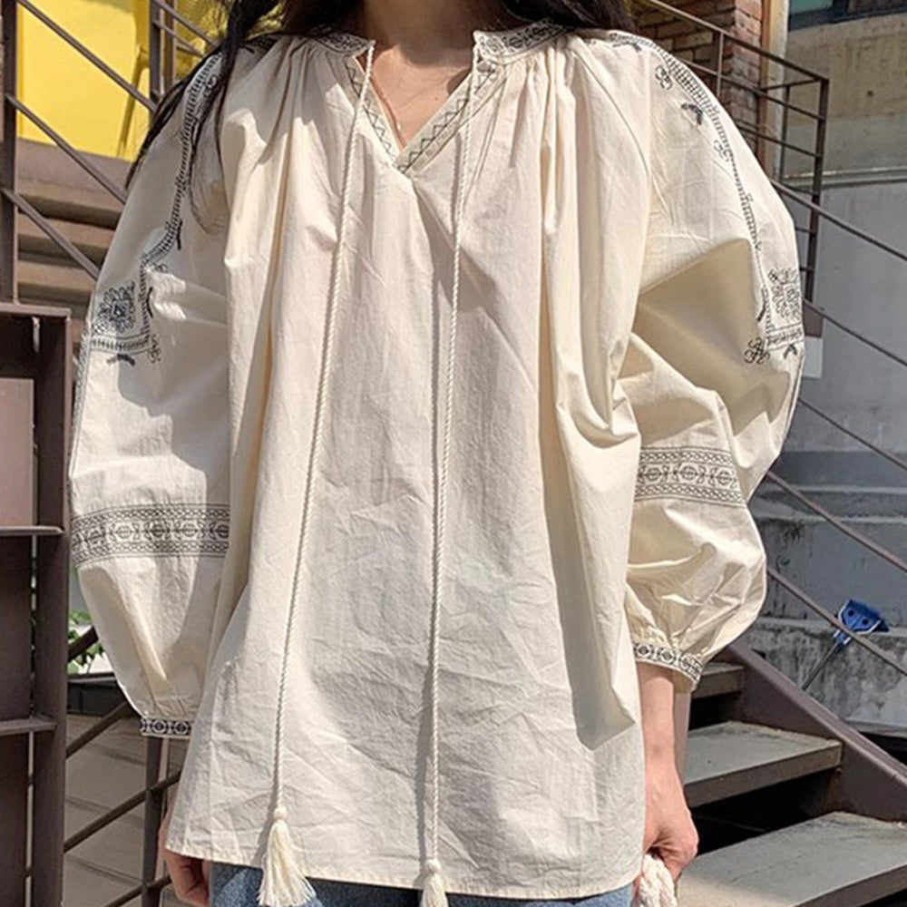 涼爽防曬波西米亞上衣