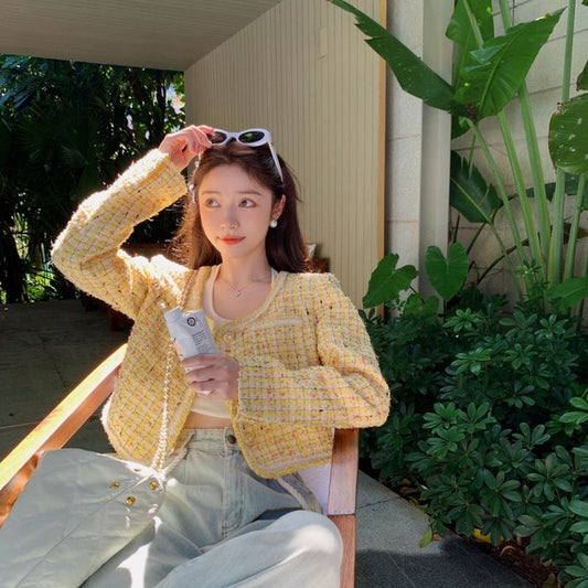 春天必入精緻好搭小香短外套 - TWINKLE