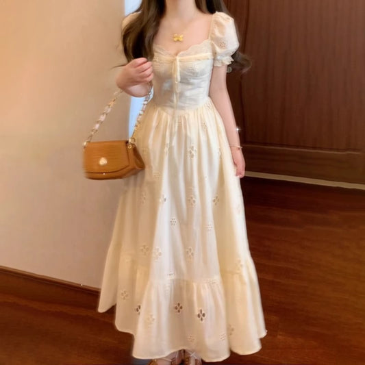 浪漫約會公主袖洋裝 - TWINKLE