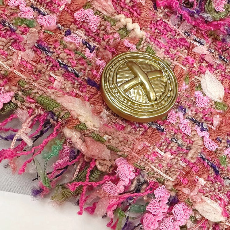 高端流蘇羊毛呢小香外套 - TWINKLE