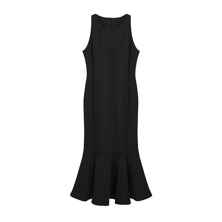 致命吸引削肩魚尾洋裝 - TWINKLE