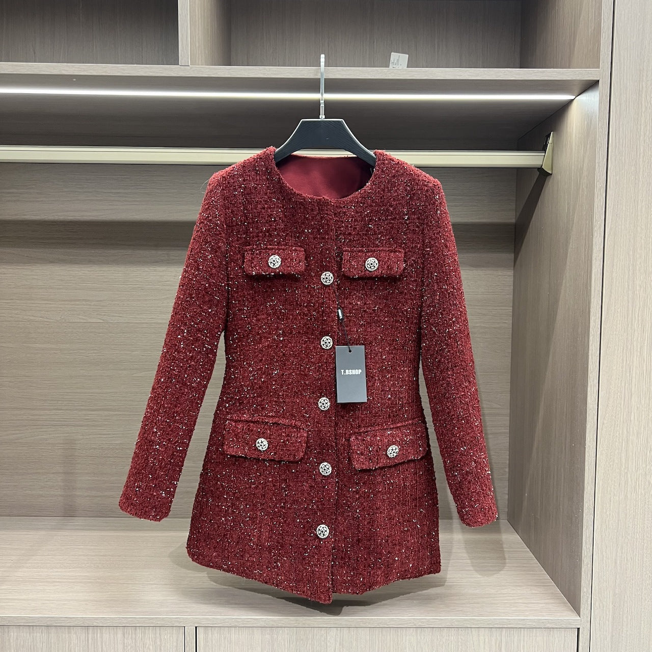 法式名媛精緻高端復古小香洋裝 - TWINKLE