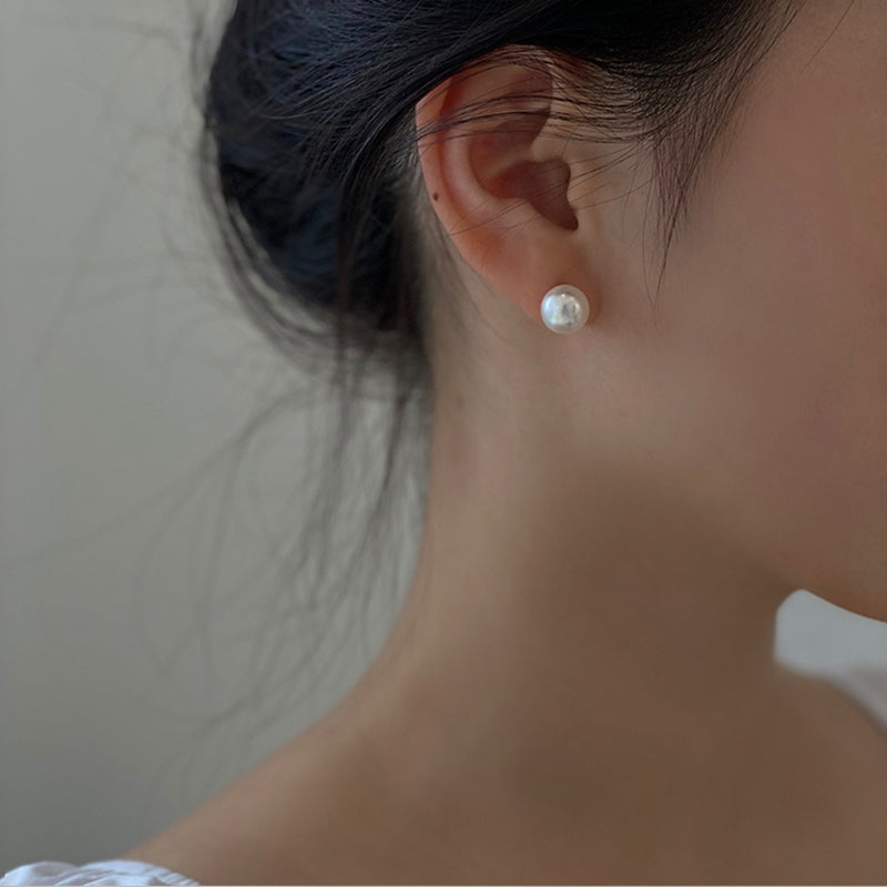 時尚名媛簡約經典珍珠耳環 - TWINKLE