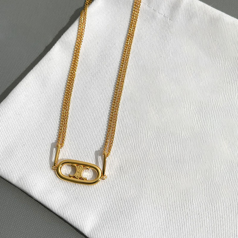 時尚名媛凱旋門貴氣鎖骨鍊 - TWINKLE