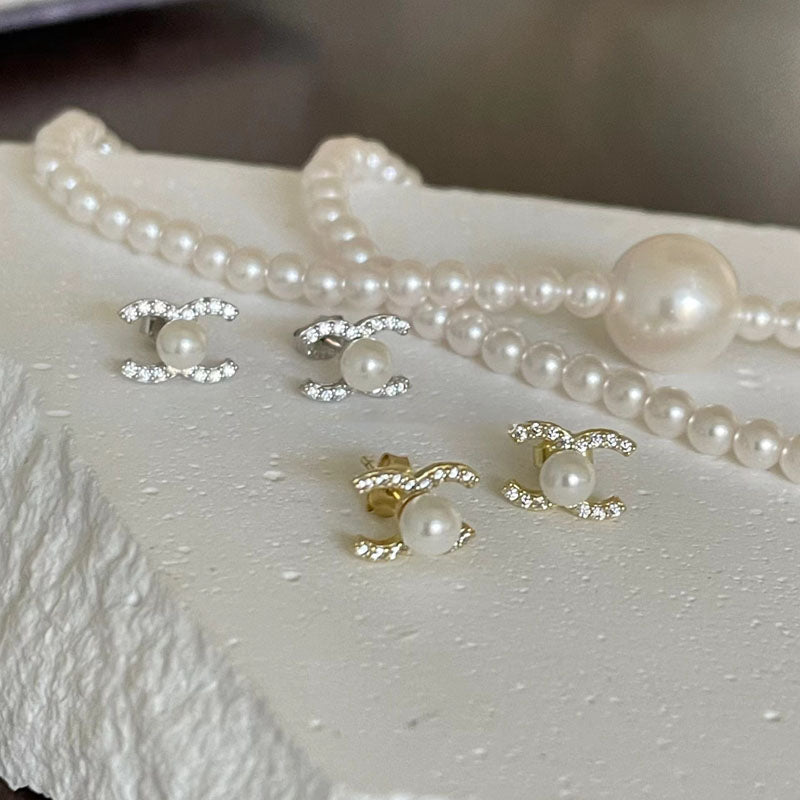 時尚名媛小香珍珠耳環 - TWINKLE