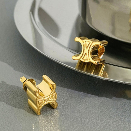 時尚名媛凱旋門大牌貴氣感耳環 - TWINKLE