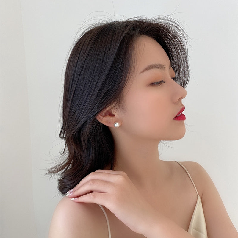 時尚名媛簡約經典珍珠耳環 - TWINKLE