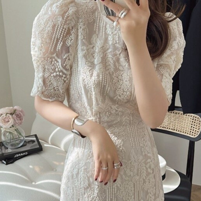 氣質名媛優雅代言蕾絲洋裝 - TWINKLE