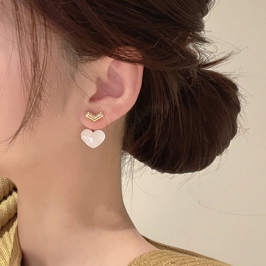 時尚名媛心心相印耳環 - TWINKLE