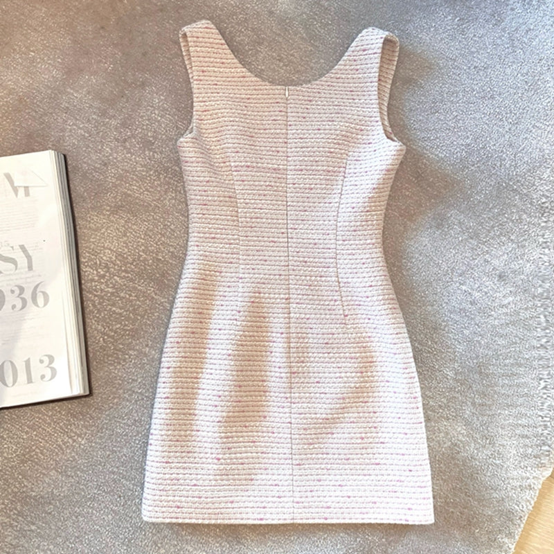 最愛儀式感方領甜美小香無袖洋裝+罩衫 - TWINKLE