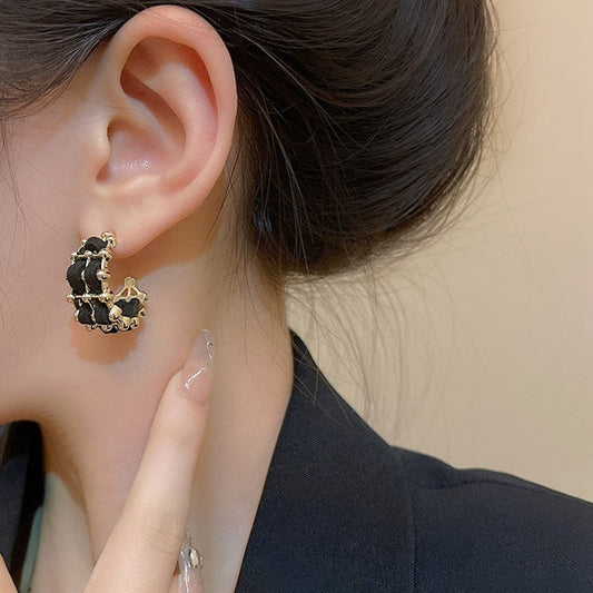 時尚名媛小香風耳環 - TWINKLE