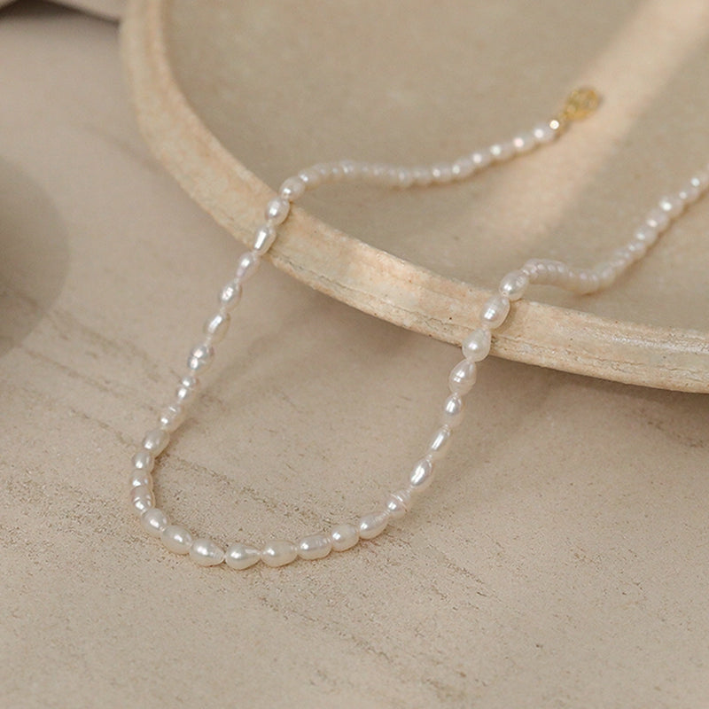 時尚名媛百搭小珍珠鎖骨鍊 - TWINKLE