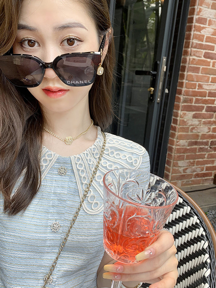 花瓣領甜美小貴婦洋裝 - TWINKLE