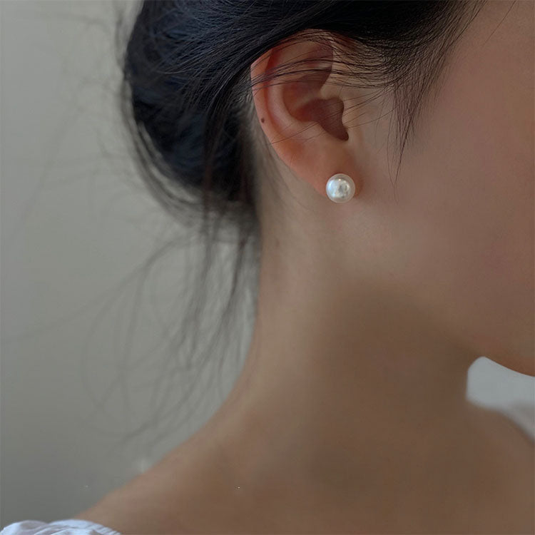 時尚名媛簡約經典珍珠耳環 - TWINKLE