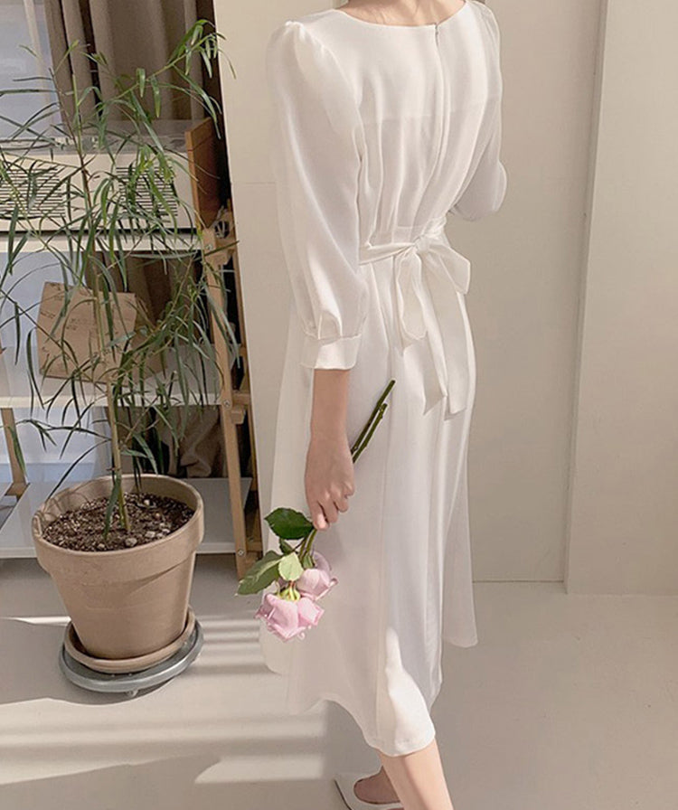 穿上像孫藝珍一樣幸福方領洋裝 - TWINKLE