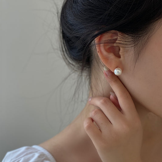 時尚名媛簡約經典珍珠耳環 - TWINKLE