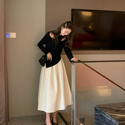 梨形身材友好顯瘦氣質圓裙 - TWINKLE