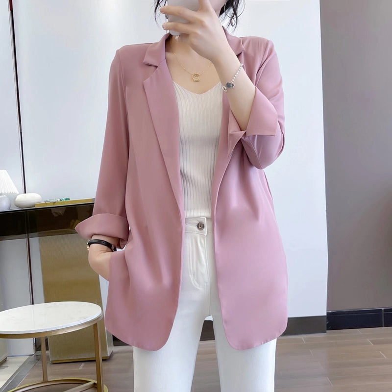 氣質名媛夏天實搭薄西裝外套 - TWINKLE
