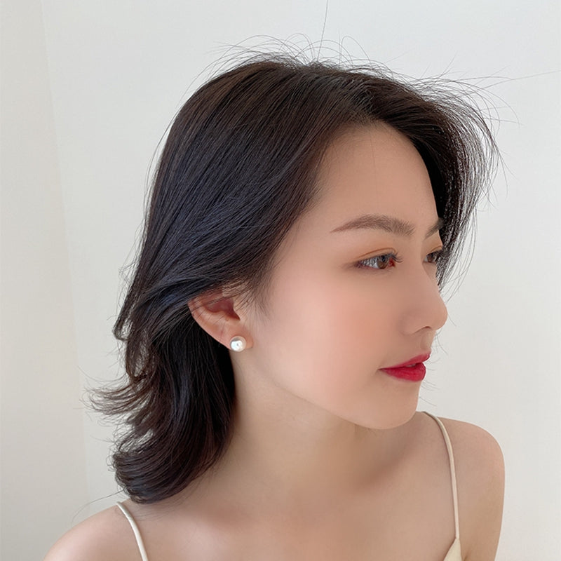 時尚名媛簡約經典珍珠耳環 - TWINKLE