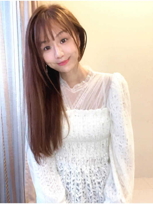 做自己的公主蕾絲拼纱上衣 - TWINKLE