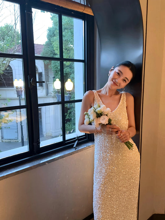 法式輕奢小貴婦氣質洋裝