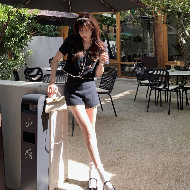 淚之女王名媛小香貴氣褲套裝