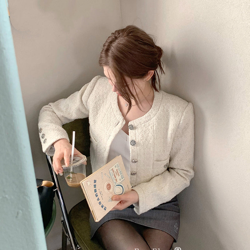 精緻小姊姊小香短版外套