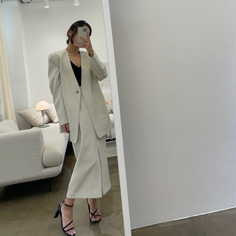 溫柔大女主氣場西裝外套