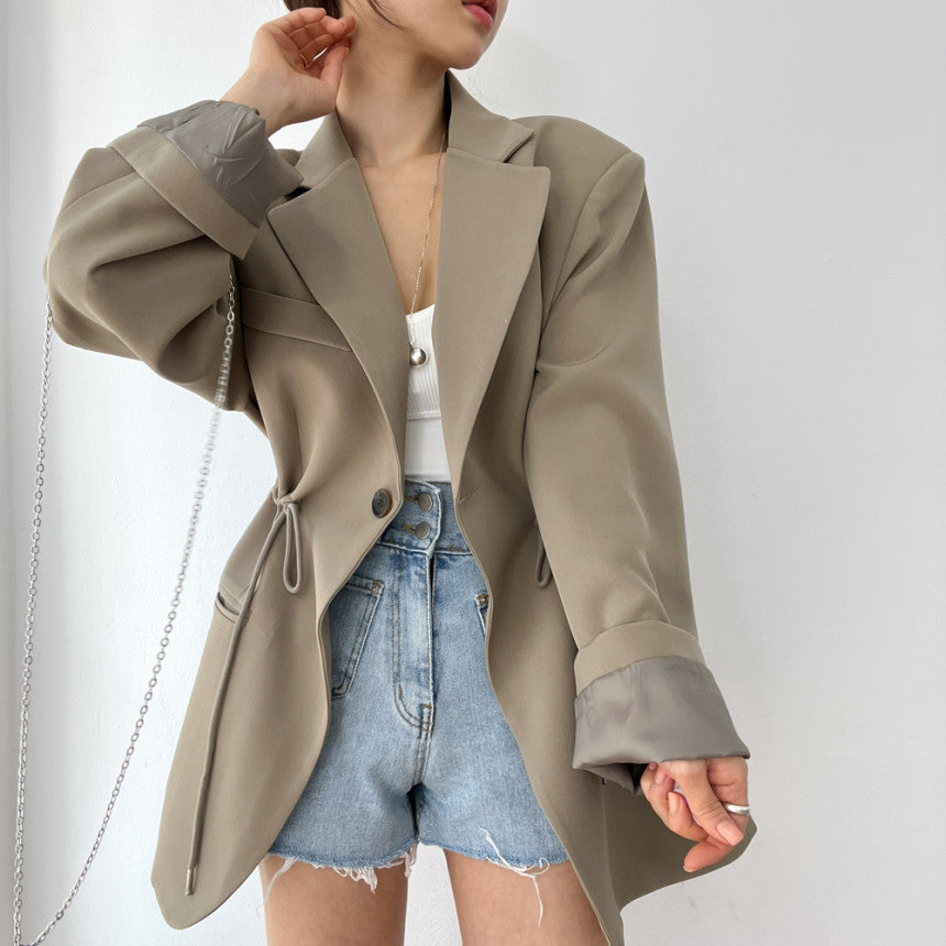 收腰美型西裝外套