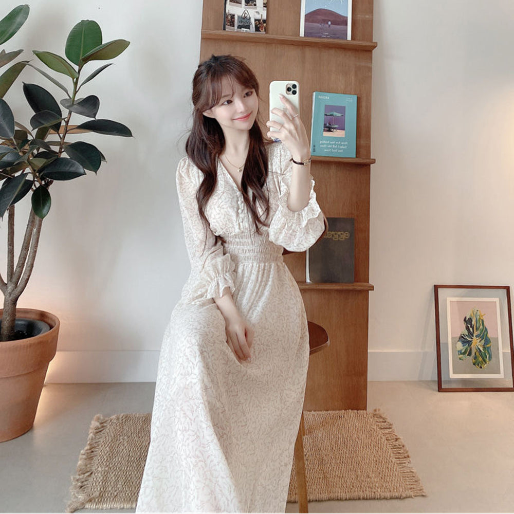 春意盎然溫柔迷人洋裝