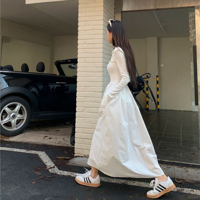 簡單出片好搭拉鍊洋裝