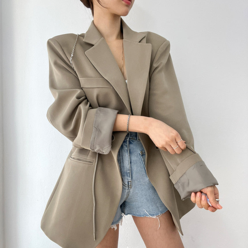 收腰美型西裝外套
