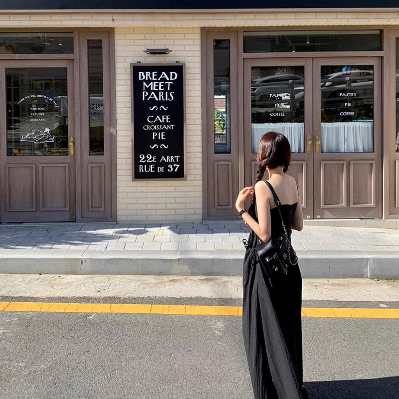 甜美口袋大裙襬洋裝