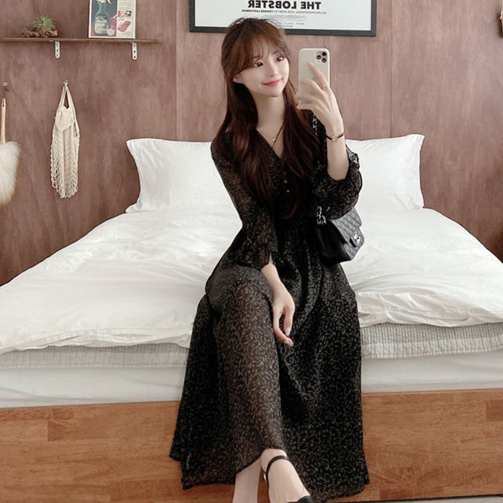 春意盎然溫柔迷人洋裝