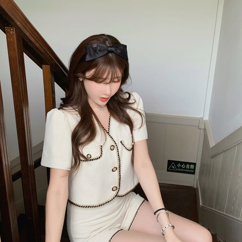 淚之女王名媛小香貴氣褲套裝