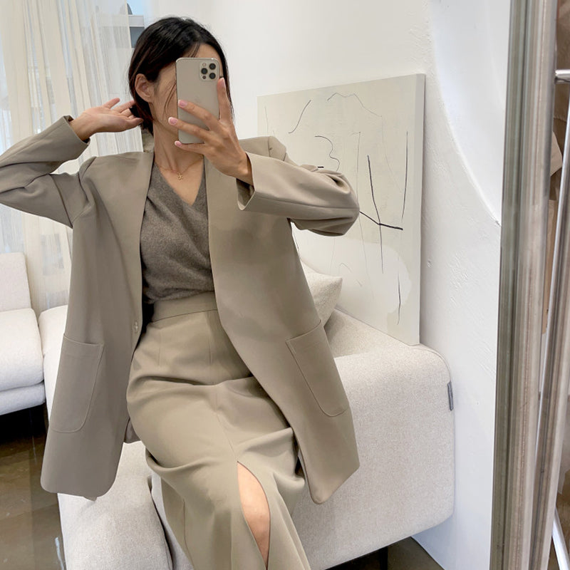 溫柔大女主氣場西裝外套