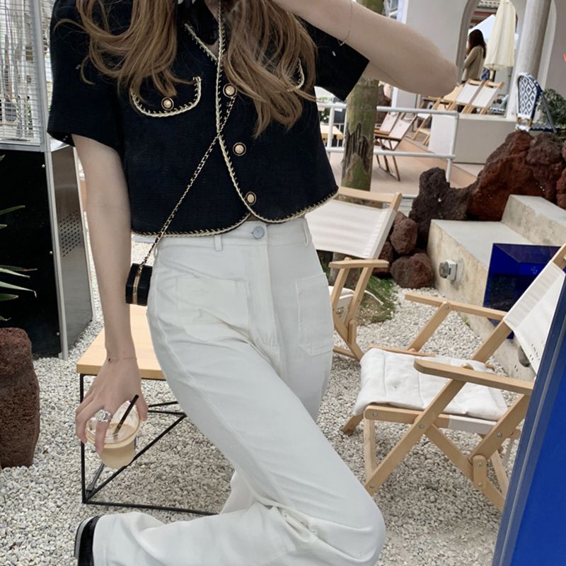 淚之女王名媛小香貴氣褲套裝