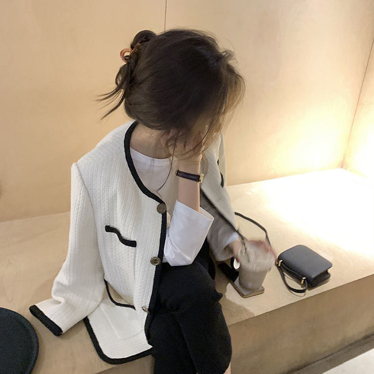 經典滾邊小香外套